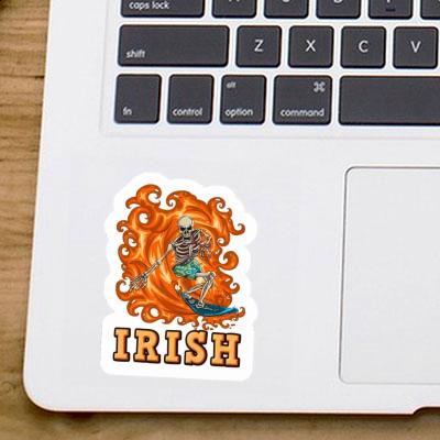 Surfer Autocollant Irish Laptop Surfer Autocollant Irish Laptop Image