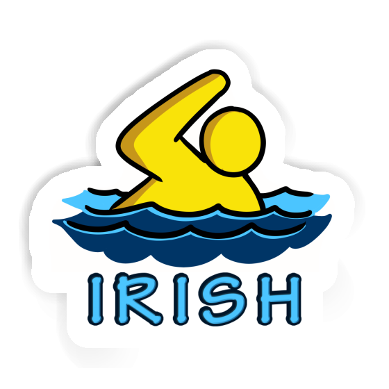Schwimmer Aufkleber Irish Laptop Schwimmer Aufkleber Irish Laptop Image