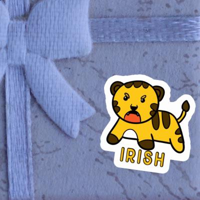 Autocollant Bébé tigre Irish Notebook Image