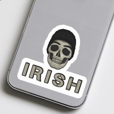 Autocollant Tête de mort Irish Image