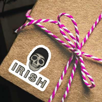 Autocollant Tête de mort Irish Notebook Image