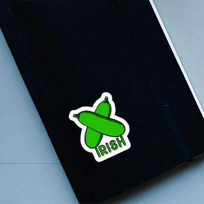Irish Sticker Zucchini Image