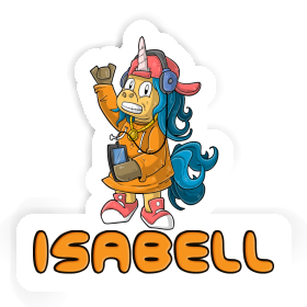 Sticker Hip-Hop Unicorn Isabell Image