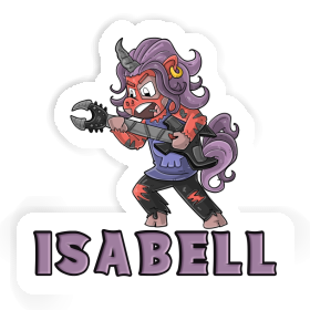 Isabell Sticker Rocking Unicorn Image