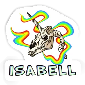Autocollant Crâne de licorne Isabell Image