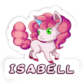 Isabell Sticker Unicorn Image