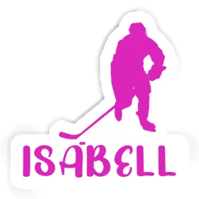 Autocollant Joueuse de hockey Isabell Image