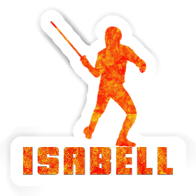 Isabell Sticker Fencer Image