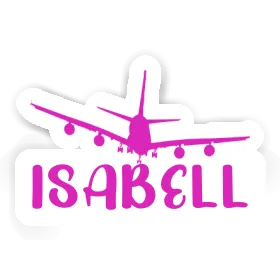 Isabell Sticker Airplane Image