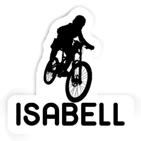 Freeride Biker Sticker Isabell Image