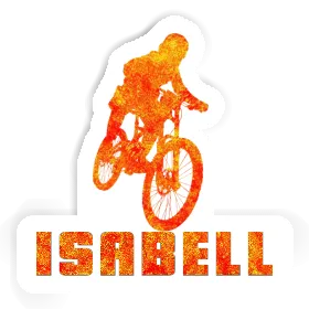 Freeride Biker Sticker Isabell Image