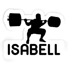 Isabell Sticker Weightlifter Image