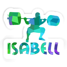 Weightlifter Sticker Isabell Image