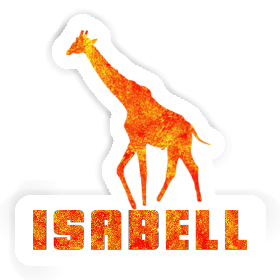 Giraffe Aufkleber Isabell Image