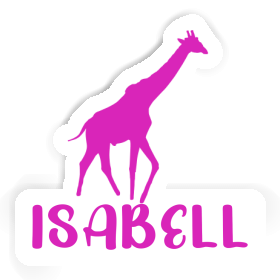 Giraffe Aufkleber Isabell Image