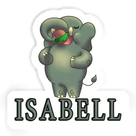 Sticker Isabell Elefant Image