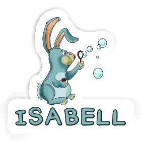 Sticker Soap Bubbles Rabbit Isabell Image