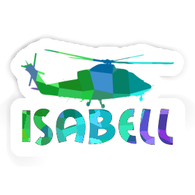 Isabell Sticker Helicopter Image