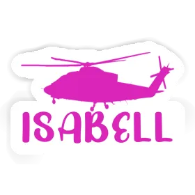Isabell Sticker Helicopter Image