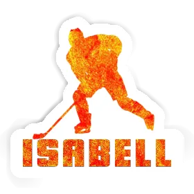 Joueur de hockey Autocollant Isabell Image