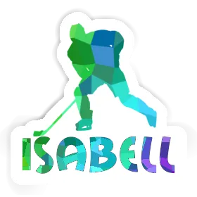 Isabell Autocollant Joueur de hockey Image