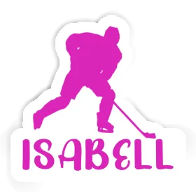 Joueuse de hockey Autocollant Isabell Image