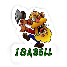 Holzfäller Sticker Isabell Image