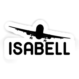 Sticker Airplane Isabell Image