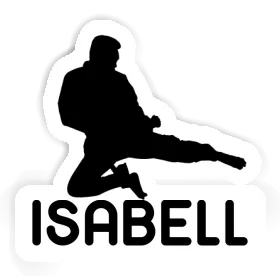 Aufkleber Karateka Isabell Image