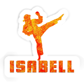 Sticker Karateka Isabell Image