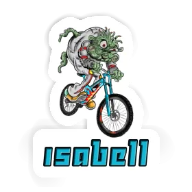 Isabell Sticker Downhill Biker Image