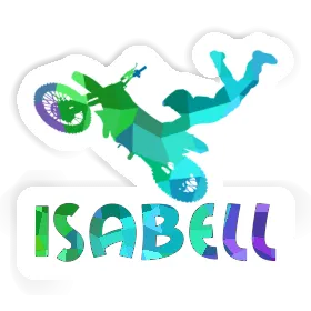 Sticker Isabell Motocross Rider Image