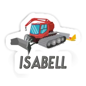Pistenraupe Aufkleber Isabell Image