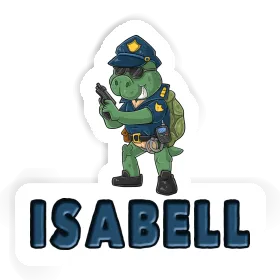 Aufkleber Polizist Isabell Image