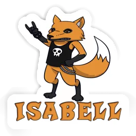 Renard Autocollant Isabell Image