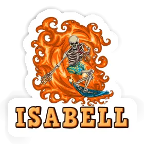 Sticker Isabell Surfer Image