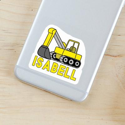 Sticker Excavator Isabell Notebook Sticker Excavator Isabell Gift package Image