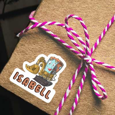 Sticker Little Excavator Isabell Image