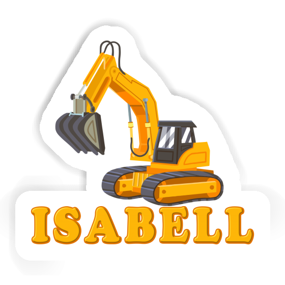 Isabell Sticker Excavator Image