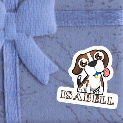 Isabell Autocollant Beagle-Hund Gift package Image
