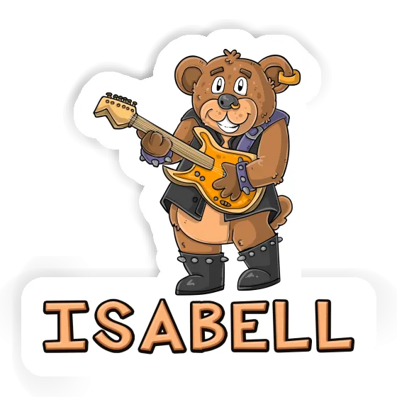 Sticker Isabell Rocker Bear Notebook Sticker Isabell Rocker Bear Gift package Image