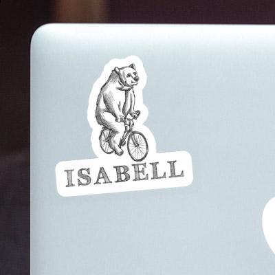 Isabell Autocollant Cycliste Laptop Image