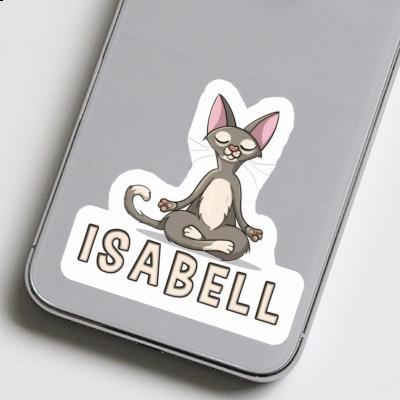 Sticker Isabell Yoga-Katze Notebook Sticker Isabell Yoga-Katze Gift package Image