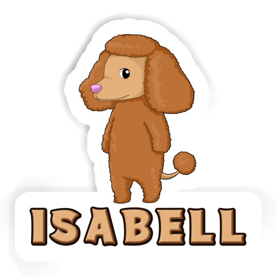 Sticker Isabell Poodle Laptop Image