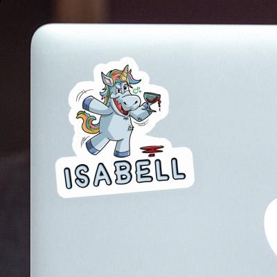 Sticker Isabell Einhorn Notebook Sticker Isabell Einhorn Gift package Image
