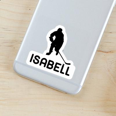 Autocollant Joueur de hockey Isabell Laptop Autocollant Joueur de hockey Isabell Laptop Image