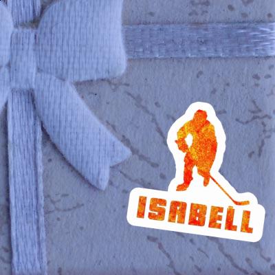 Isabell Autocollant Joueur de hockey Notebook Isabell Autocollant Joueur de hockey Notebook Image