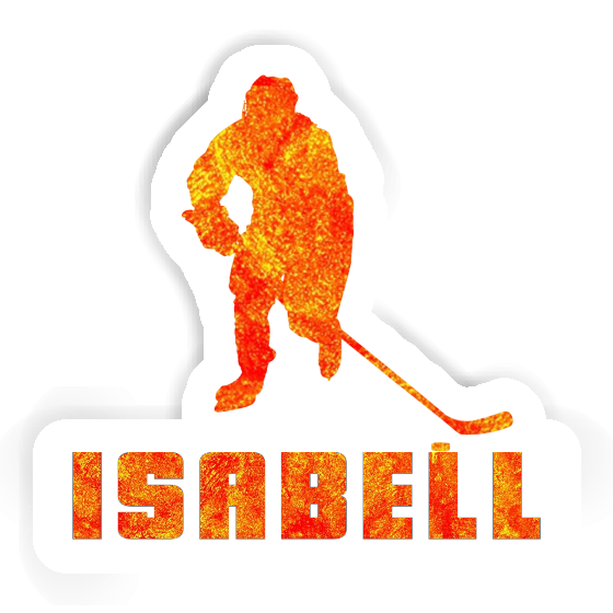Isabell Autocollant Joueur de hockey Notebook Isabell Autocollant Joueur de hockey Gift package Image