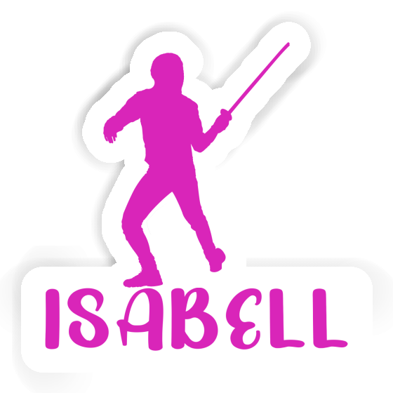 Isabell Sticker Fencer Laptop Isabell Sticker Fencer Laptop Image