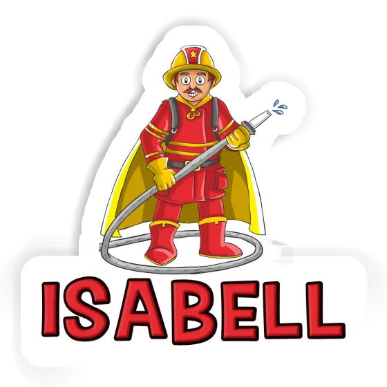 Isabell Aufkleber Feuerwehrmann Laptop Image